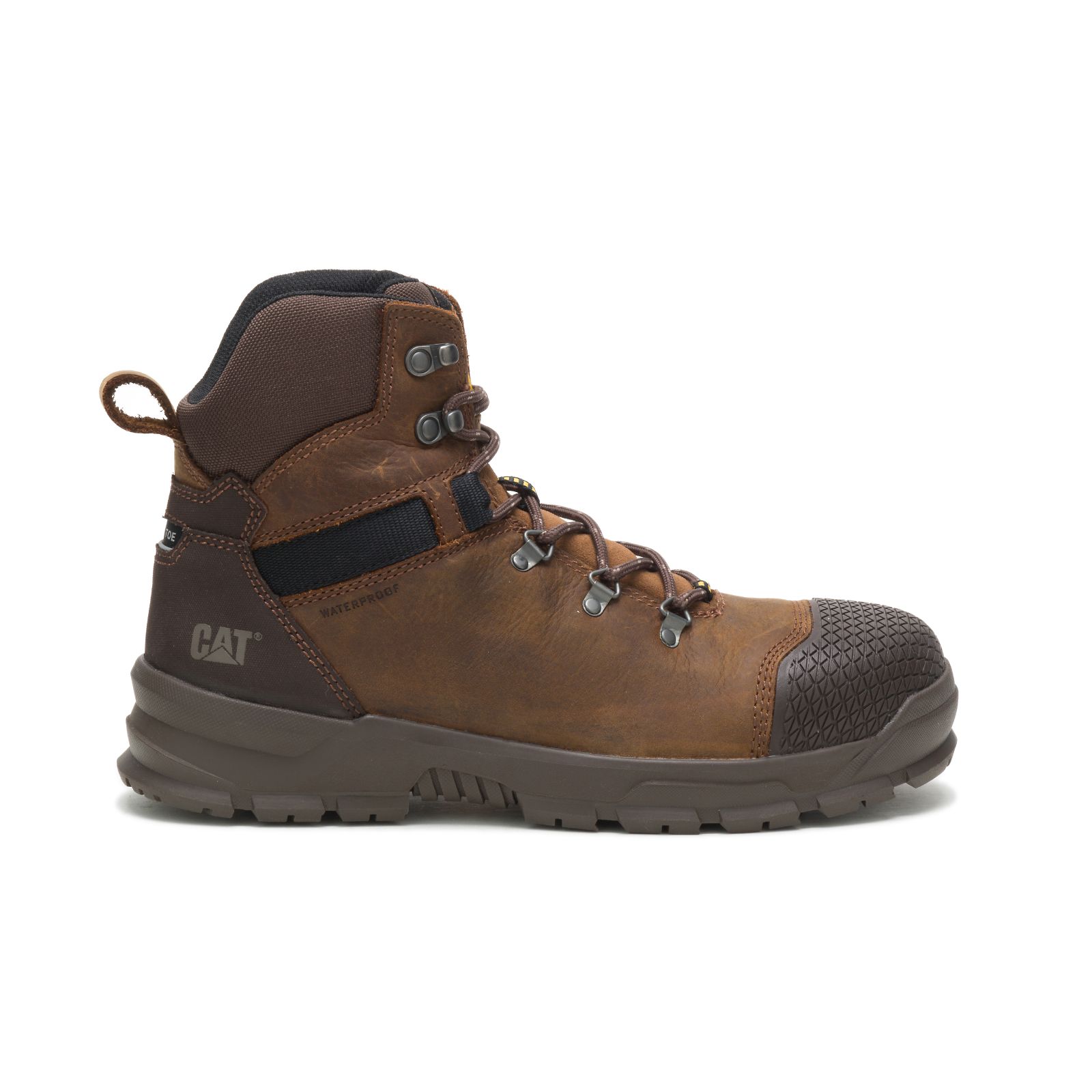 Caterpillar Boots Islamabad - Caterpillar Accomplice X Waterproof Steel Toe Mens Steel Toe Boots Brown (732168-KJA)